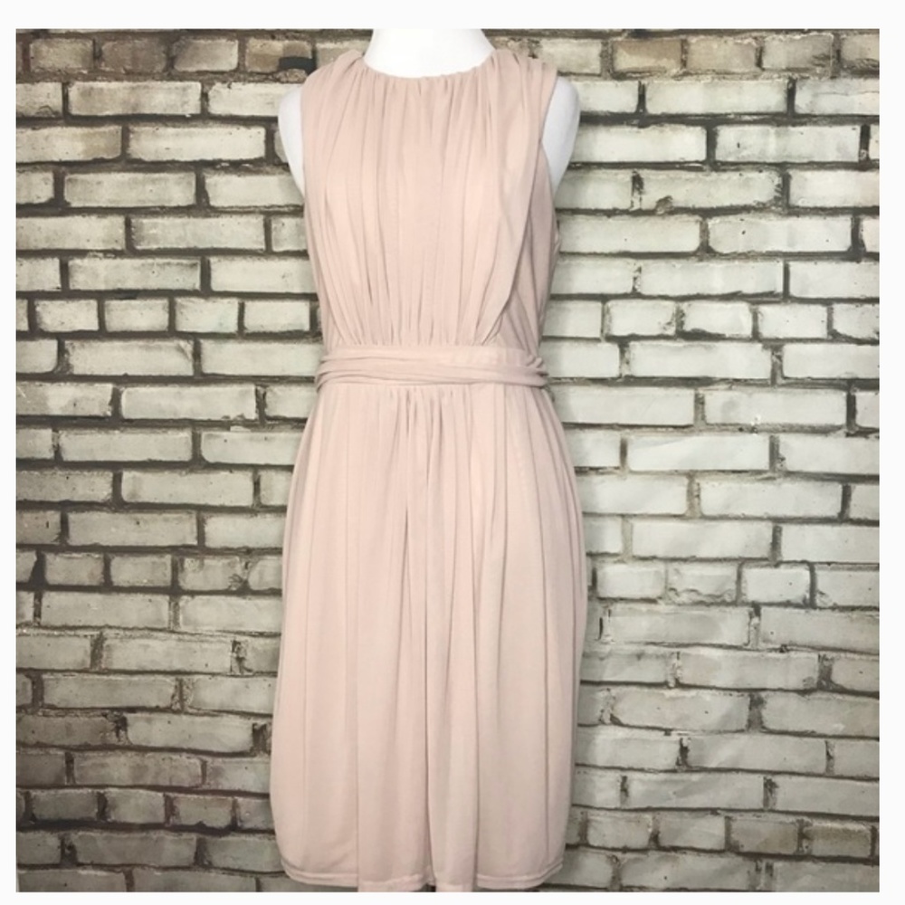 ASOS Tall Blush Sleeveless Dress